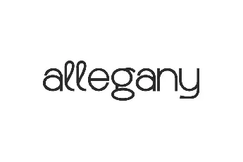 Allegany Demo font