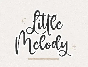 Little Melody font