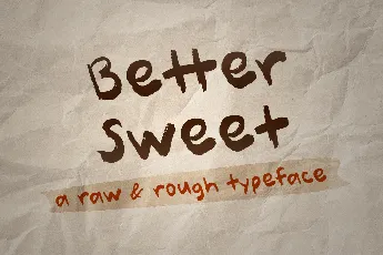 Better Sweet font