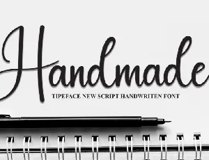 Handmade Calligraphy font