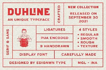 Duhline font