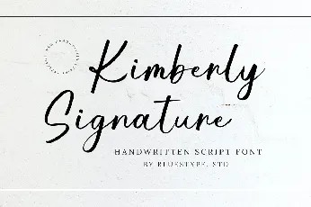 Kimberly Signature font