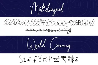 Erangel Field Handwritten font