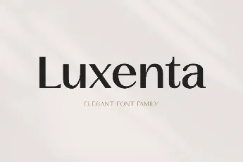 Luxenta font