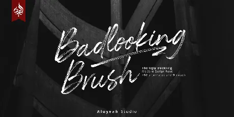 Badlooking Brush font