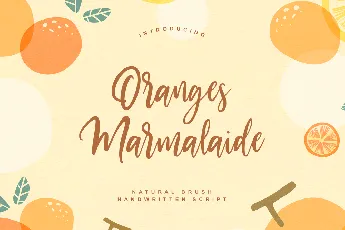 Oranges Marmalaide font