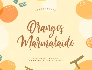 Oranges Marmalaide font