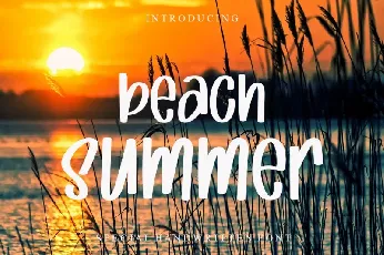 Beach Summer font