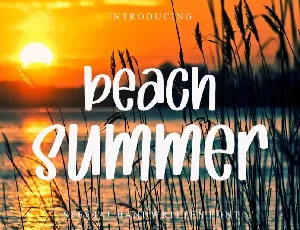 Beach Summer font