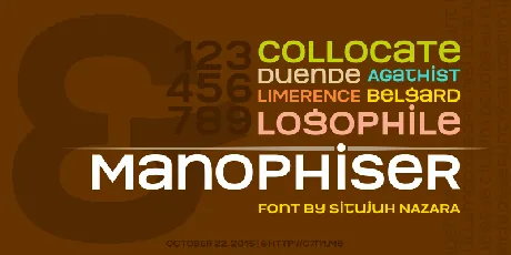 Manophiser font