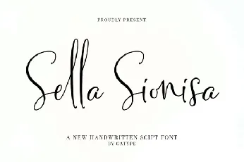 Sella Sionisa font