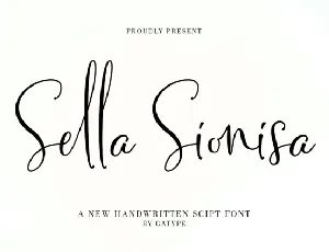 Sella Sionisa font