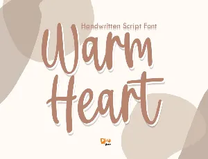 Warm Heart font