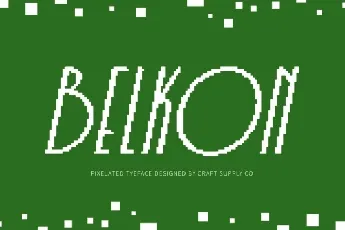 Belkon Pixel font