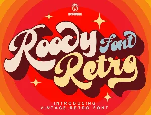 Roocy Retro font