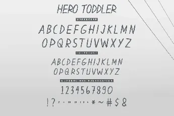 Hero Toddler Duo Family font