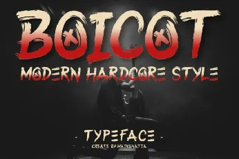 Boicot Brush font