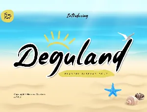 Deguland font