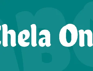 Chela One font