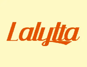 Lalytta font