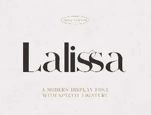 Lalissa font