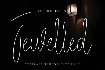 Jewelled Handwritten font