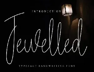 Jewelled Handwritten font