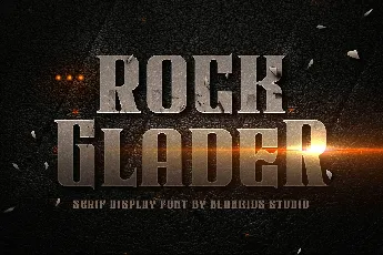 Rock Glader font