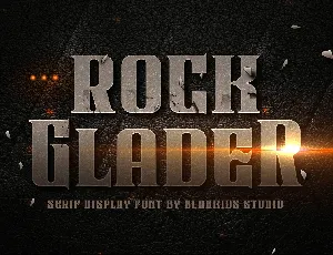 Rock Glader font