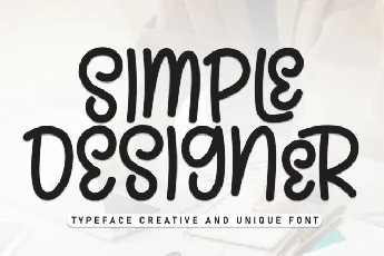 Simple Designer Display font