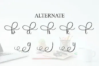 Monday Calligraphy font