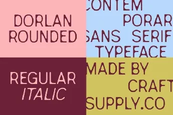 Dorlan Rounded font