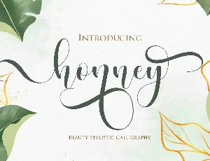 Honney Modern Calligraphy Script font