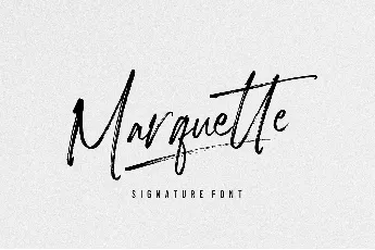 Marquette font