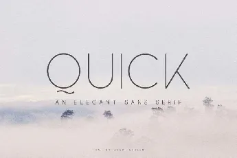 Quick Free font