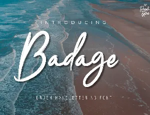 Badage font