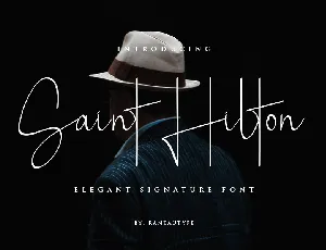 Saint Hilton font