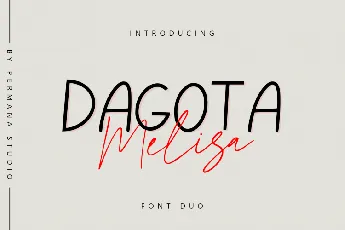 Dagota Melisa font