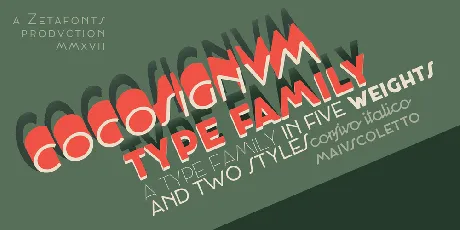 Cocosignum font