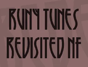 Runy Tunes Revisited NF font