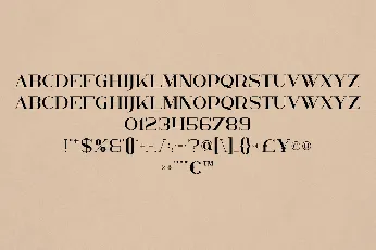 Aubrielle font