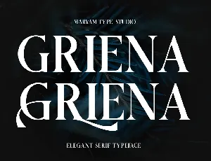 Griena Elegant font