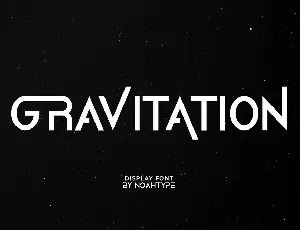 Gravitation font