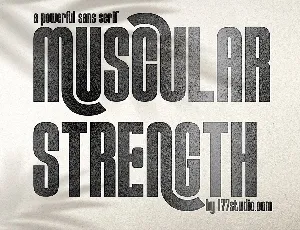 Muscular Strength font