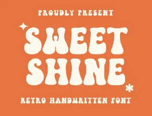 Sweet Shine font