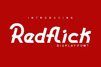 Redflick font