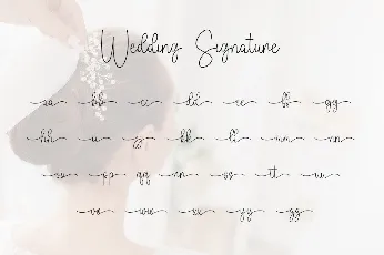 Wedding Signature font