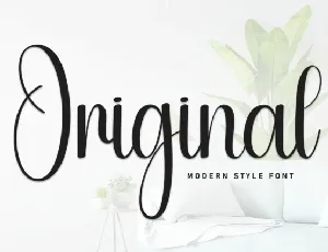 Original Script font