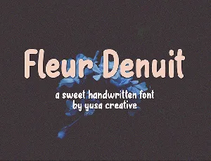 Fleur Denuit font