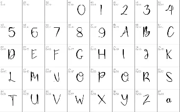 Meirylin - Personal Use font